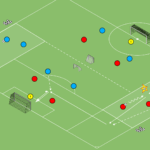 Read more about the article Gra 2v2 w strefach – akcent na odbiór piłki